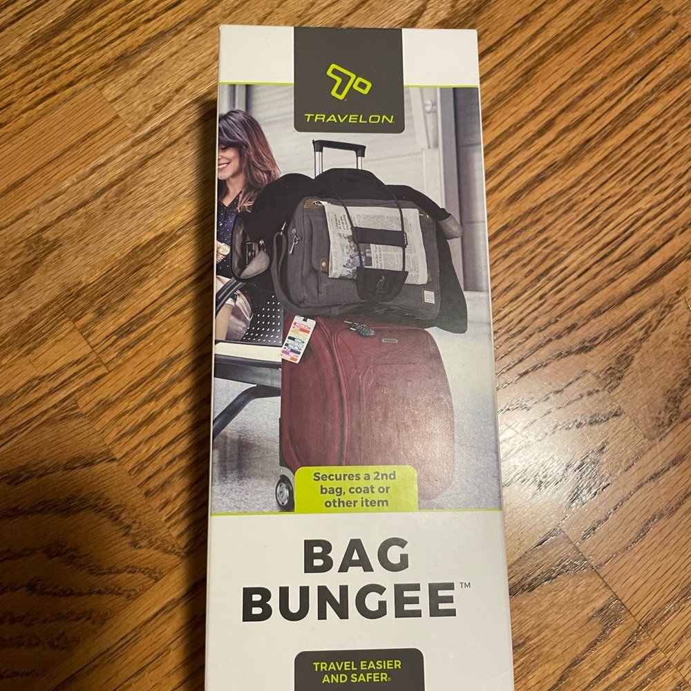 Travelon Gray and Black Bag Bungee